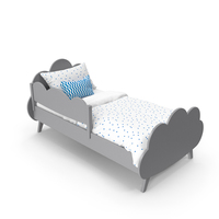Grey Bed PNG & PSD Images