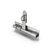 Silver Door Sliding Lock PNG & PSD Images