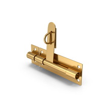 Gold Door Sliding Lock PNG & PSD Images