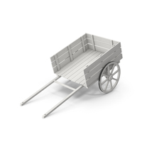 White Old Cart PNG & PSD Images