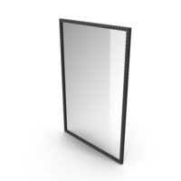 Black Mirror In Metal Frame PNG & PSD Images