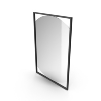 Black Mirror In Metal Frame PNG & PSD Images