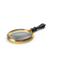 Magnifying Gold PNG & PSD Images