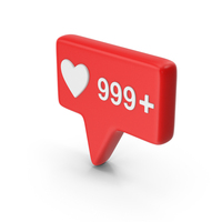 Social Media Banner Over 999 Likes Symbol PNG & PSD Images