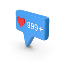 Blue Social Media Banner Over 999 Likes PNG & PSD Images