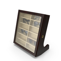 Glasses On Ebony Stand PNG & PSD Images