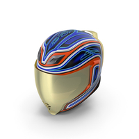 Motorcycle Full Face Helmet Colorful PNG & PSD Images