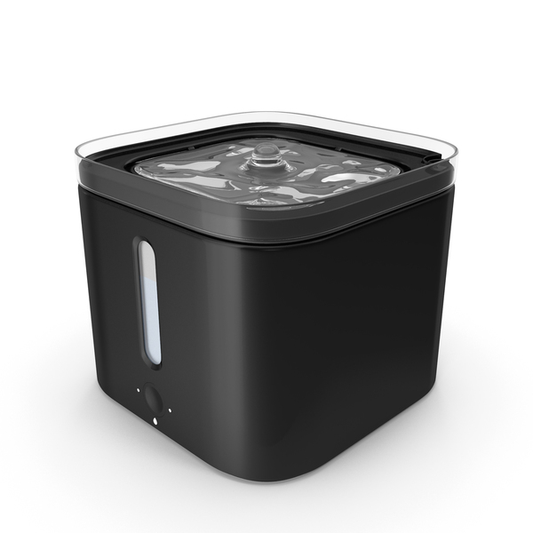 Pet Water Fountain Black PNG & PSD Images