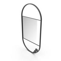 Black Mirror In Metal Frame PNG & PSD Images