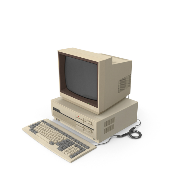 Old Classic Personal Desktop PC PNG & PSD Images