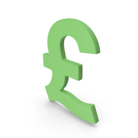 Green Pound Sterling Symbol PNG & PSD Images