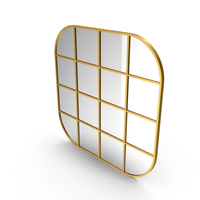 Mirror In Metal Frame PNG & PSD Images