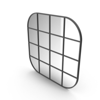 Mirror In Metal Frame PNG & PSD Images