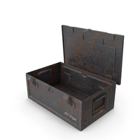 Ammunition Old Metal Box Open PNG & PSD Images