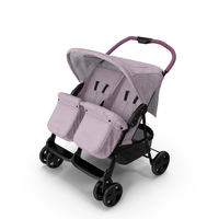 Twin Baby Carriage PNG & PSD Images