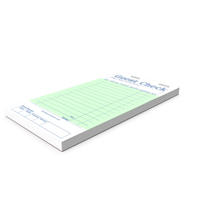 Blank Guest Check Book PNG & PSD Images