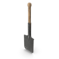 Used Military Camping Shovel PNG & PSD Images
