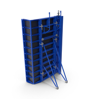 Blue Construction Formwork PNG & PSD Images