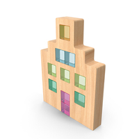 Montessori Wooden Constructor Set PNG & PSD Images