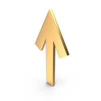 Up Gold Arrow PNG & PSD Images