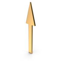 Up Gold Arrow PNG & PSD Images