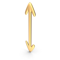 Gold Arrow PNG & PSD Images