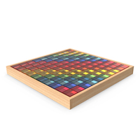 Rainbow Glass Blocks Constructor PNG & PSD Images