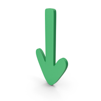 Down Arrow Green PNG & PSD Images