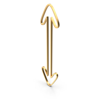 Gold Arrow PNG & PSD Images