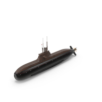 HDW Class 212A Submarine Wet PNG & PSD Images