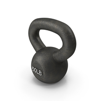 Iron Competition Kettlebell Weight 50lb PNG & PSD Images