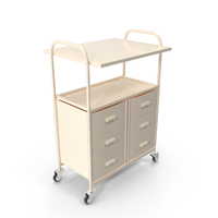 Medical Drawer Chest Beige PNG & PSD Images