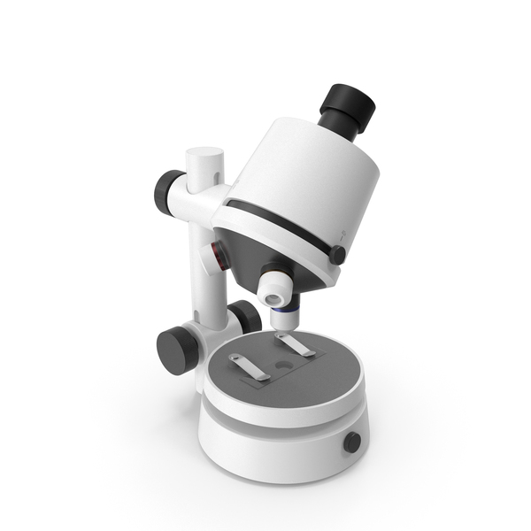 Modern Optical Microscope White PNG & PSD Images