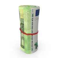 Roll Of One Hundred Euro Bills PNG & PSD Images