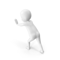 Stickman Pushing An Object PNG & PSD Images