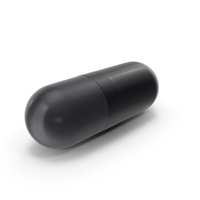 Black Medicine Capsule PNG & PSD Images