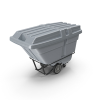 Utility Uline Tilt Truck Gray PNG & PSD Images