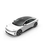 Electric Luxury Sedan Lucid Air Simple Interior PNG & PSD Images