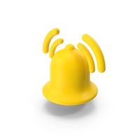 Ring Bell Yellow PNG & PSD Images