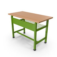 Green School Desk PNG & PSD Images