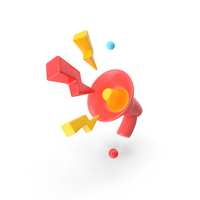 Cartoon Megaphone Announcement Symbol PNG & PSD Images