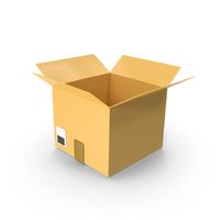 Open Cardboard Box PNG & PSD Images