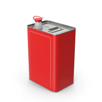 Red Metal Oil Can PNG & PSD Images