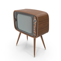 Retro TV Cabinet PNG & PSD Images