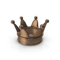 Bronze Cartoon Crown PNG & PSD Images