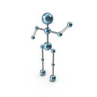 Stick Man Blue PNG & PSD Images