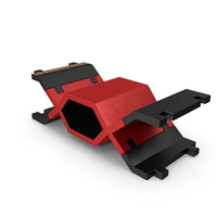 SciFi Element Red PNG & PSD Images