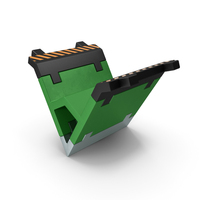 SciFi Element Green PNG & PSD Images