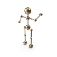 Stick Man Bronze PNG & PSD Images