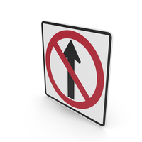 No Through Movement Signboard PNG & PSD Images
